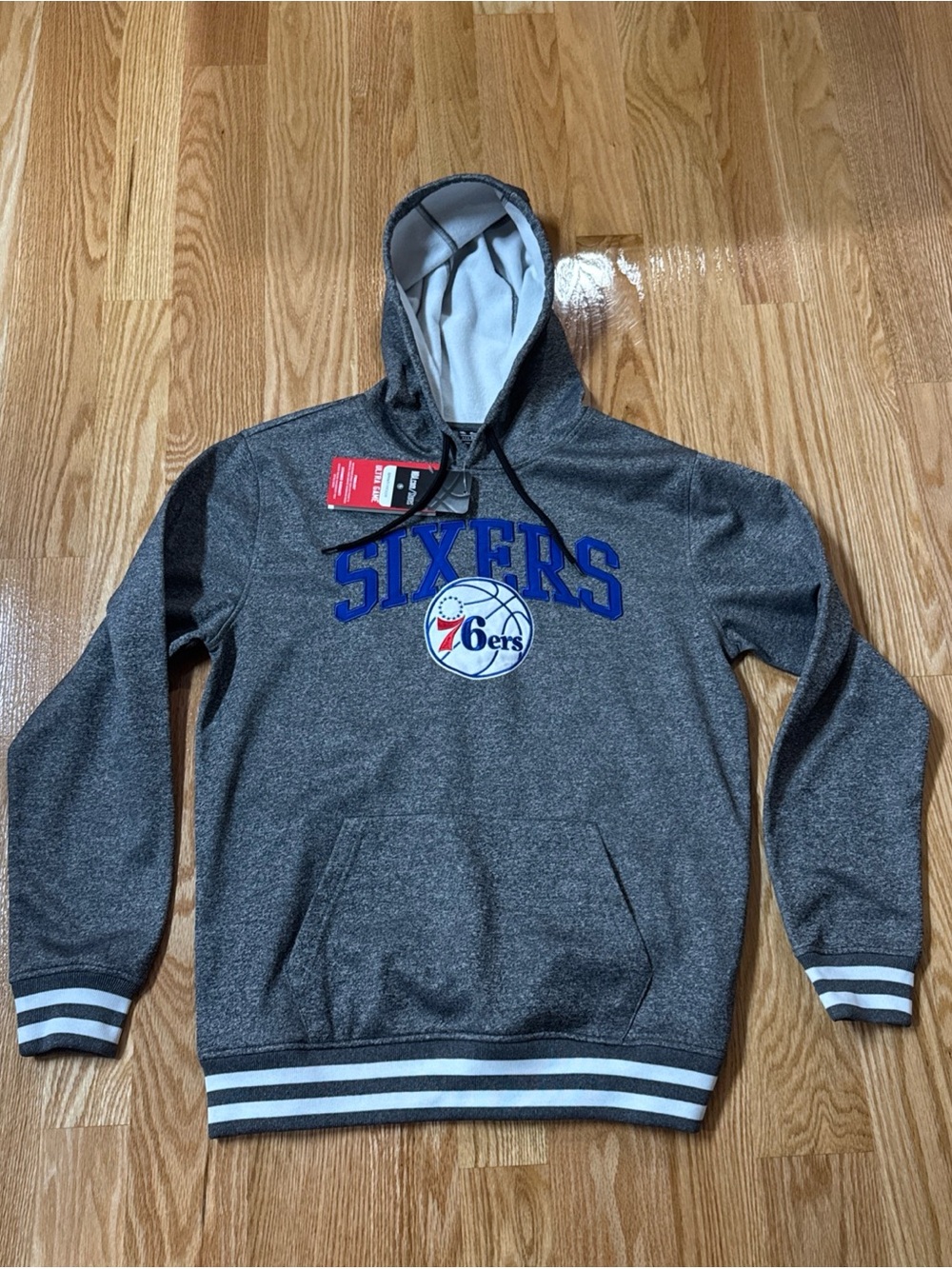 Philadelphia 76ers Hoodie Sweatshirt Mens Medium Ultra Game NWT
